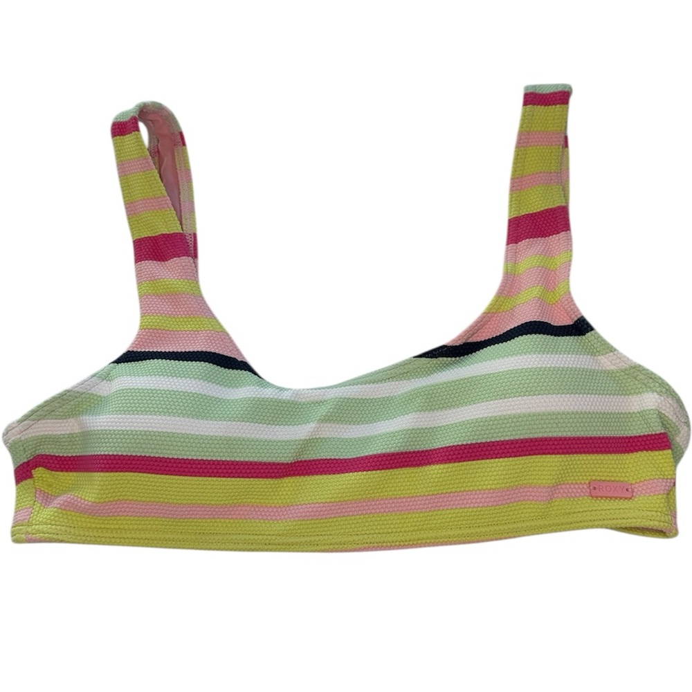 Roxy Bralette Bikini Top Stripe Soul NWOT Women’s Size Small